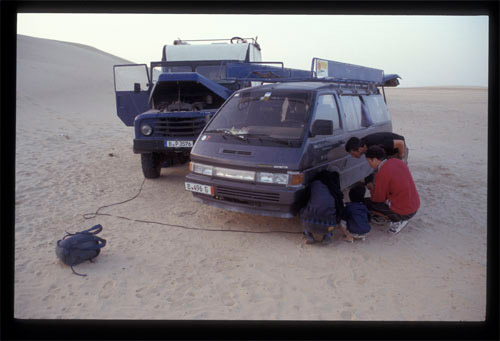 Reparatur Auto Wüste